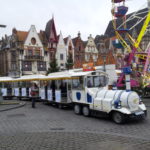 train sur roues pour marchés de noël